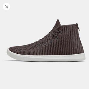allbirds Tree Toppers Women's 10 Kauri Jo Charcoal and White High Top Shoes